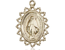 [1619MKT] 14kt Gold Miraculous Medal