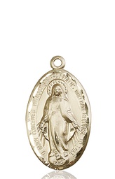 [1653KT] 14kt Gold Miraculous Medal