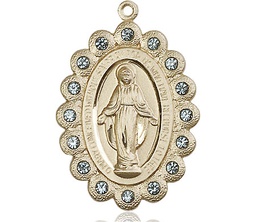 [2010AKT] 14kt Gold Miraculous Medal