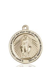 [4080KT] 14kt Gold Miraculous Medal