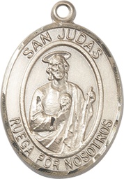 [7060SPGF] 14kt Gold Filled San Judas Medal