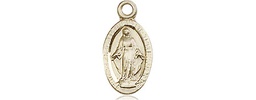 [4121MKT] 14kt Gold Miraculous Medal