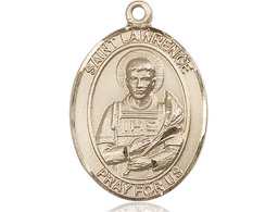 [7063GF] 14kt Gold Filled Saint Lawrence Medal
