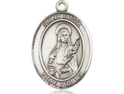 [7065SS] Sterling Silver Saint Lucia of Syracuse Medal