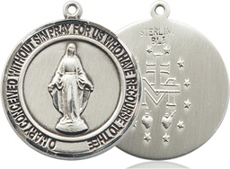 [7078RDSS] Sterling Silver Miraculous Medal