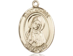 [7079GF] 14kt Gold Filled Saint Monica Medal