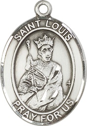 [7081SS] Sterling Silver Saint Louis Medal