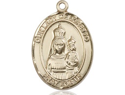 [7082GF] 14kt Gold Filled Our Lady of Loretto Medal