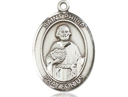 [7083SS] Sterling Silver Saint Philip the Apostle Medal