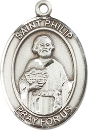 [7083SS] Sterling Silver Saint Philip the Apostle Medal