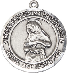 [7087RDSPSS] Sterling Silver Virgen Divina Providencia Medal