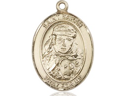[7097GF] 14kt Gold Filled Saint Sarah Medal