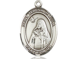 [7102SS] Sterling Silver Saint Teresa of Avila Medal