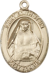 [7103GF] 14kt Gold Filled Saint Edith Stein Medal