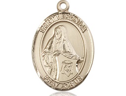 [7110GF] 14kt Gold Filled Saint Veronica Medal