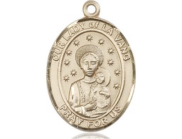 [7115GF] 14kt Gold Filled Our Lady of la Vang Medal