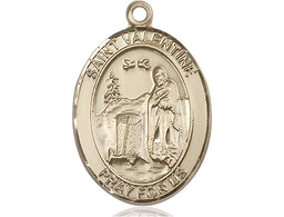 [7121GF] 14kt Gold Filled Saint Valentine of Rome Medal