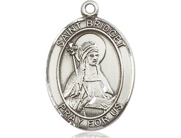 [7122SS] Sterling Silver Saint Bridget of Sweden Medal