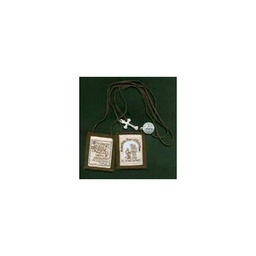 [1006B] Best Brown Scapular with Brown Cord 