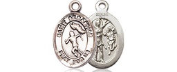 [9610SS] Sterling Silver Saint Sebastian Track and Field Medal