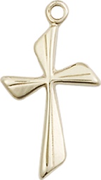 [0016YKT] 14kt Gold Cross Medal