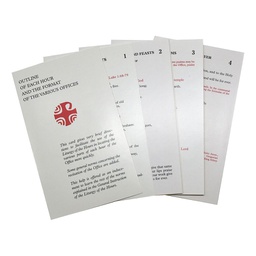[400/I] Inserts  (Liturgy Of The Hours)