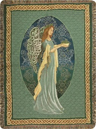 [ATIRAN] Irish Angel Tapestry Throw