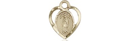 [5422KT] 14kt Gold Our Lady of Guadalupe Medal