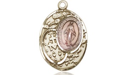 [5683EPKT] 14kt Gold Miraculous Medal