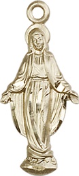 [5900KT] 14kt Gold Miraculous Medal