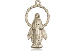 [5902KT] 14kt Gold Miraculous Medal