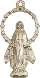 [5902KT] 14kt Gold Miraculous Medal