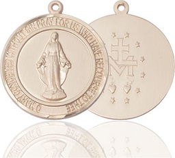 [7078RDKT] 14kt Gold Miraculous Medal