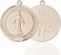[7078RDKT] 14kt Gold Miraculous Medal