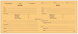 [No.512E] Marriage Data Envelopes Per 100