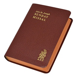 [820/10BN] St. Joseph Sunday Missal-Brown Flex Cover