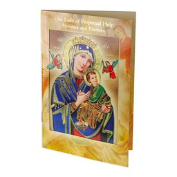 [HI-2432-208] 3 3/4" x 6" Our Lady of Perpetual Help Novena Book  Sold in Inc of 10