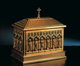 [4115-GP] Gold Plated, enameled Tabernacle