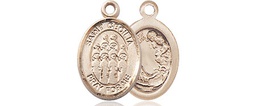 [9180GF] 14kt Gold Filled Saint Cecilia Choir Medal