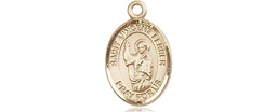 [9201GF] 14kt Gold Filled Saint Vincent Ferrer Medal