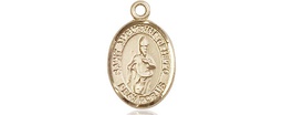 [9202GF] 14kt Gold Filled Saint Augustine of Hippo Medal