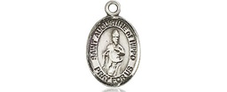 [9202SS] Sterling Silver Saint Augustine of Hippo Medal