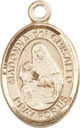 [9203GF] 14kt Gold Filled Saint Madonna Del Ghisallo Medal