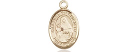 [9203GF] 14kt Gold Filled Saint Madonna Del Ghisallo Medal