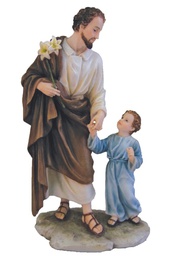 [SR-75952-C] St. Joseph &amp; Child-Veronese, 9"