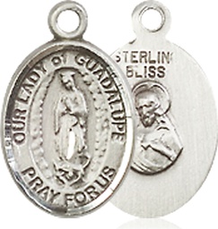 [9206SS] Sterling Silver Our Lady of Guadalupe Medal