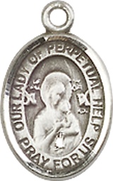 [9222SS] Sterling Silver Our Lady of Perpetual Help Medal