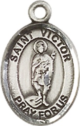 [9223SS] Sterling Silver Saint Victor of Marseilles Medal