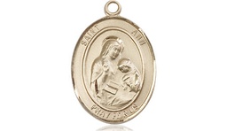 [8002GF] 14kt Gold Filled Saint Ann Medal