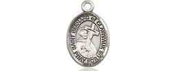 [9233SS] Sterling Silver Saint Bernard of Clairvaux Medal